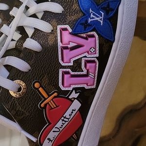 💖 Louis Vuitton FrontRow Sneakers LV Patches 💖